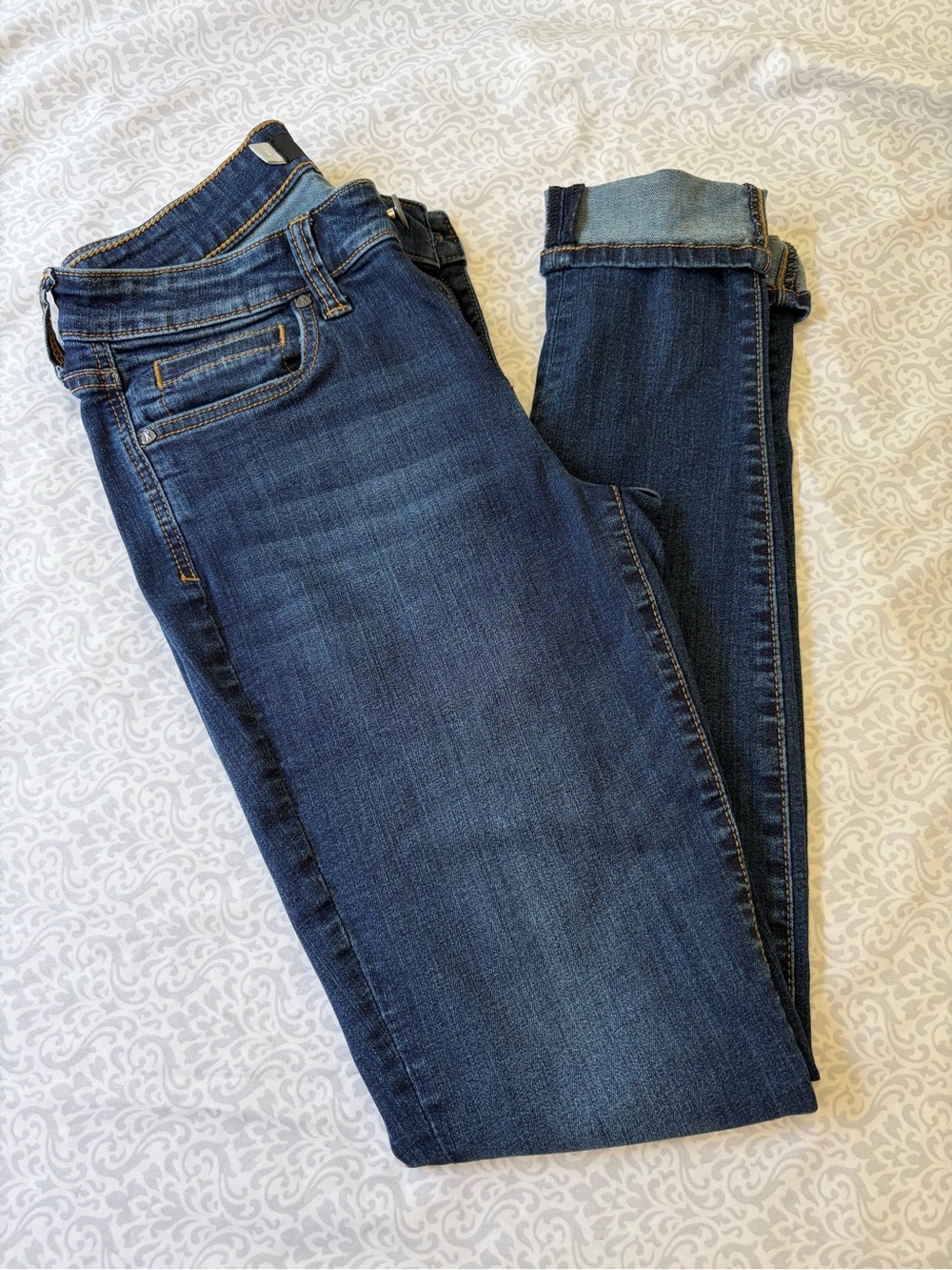 Kut from the Kloth Dark Blue Skinny Jeans